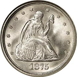 1875-S 20C MS66 NGC