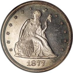 1877 20C PR64 Cameo NGC