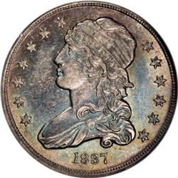 1837 25C MS62 NGC