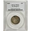 Image 3 : 1839 25C No Drapery MS62 PCGS