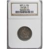 Image 3 : 1872-S 25C VF25 NGC. A mere 83,000 quarters were struc
