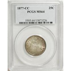 1877-CC 25C MS64 PCGS