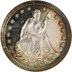 1873 25C Arrows PR64 NGC