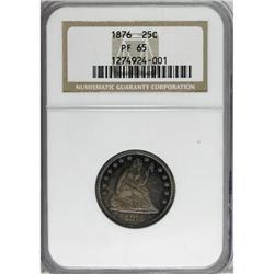 1876 25C PR65 NGC