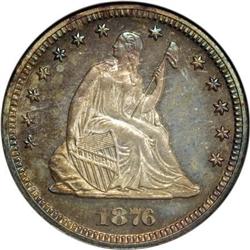 1876 25C PR66 NGC