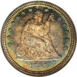 1883 25C PR67 NGC