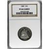 Image 3 : 1889 25C PR66 Cameo NGC