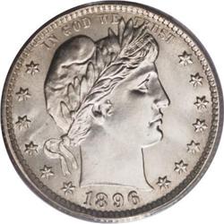 1896-O 25C MS64 PCGS