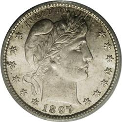 1897-S 25C MS64 PCGS.