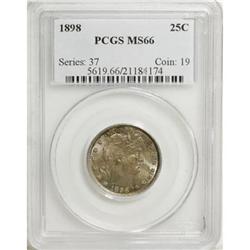 1898 25C MS66 PCGS