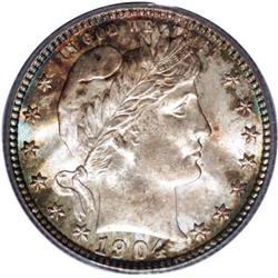 1904-O 25C MS65 PCGS.