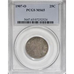 1907-O 25C MS65 PCGS