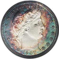 1907-S 25C MS65 NGC