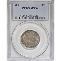 1908 25C MS66 PCGS
