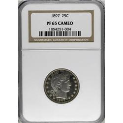 1897 25C PR65 Cameo NGC
