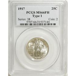 1917 25C Type One MS66 Full Head PCGS