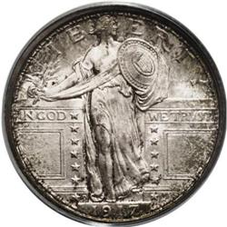 1917-D 25C Type One MS66 Full Head PCGS