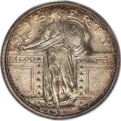 1917-D 25C Type One MS66 Full Head PCGS