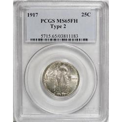 1917 25C Type Two MS65 Full Head PCGS