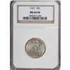 Image 3 : 1921 25C MS64 Full Head NGC