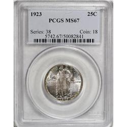 1923 25C MS67 PCGS
