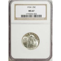 1924 25C MS67 NGC