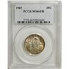 Image 1 : 1925 25C MS66 Full Head PCGS