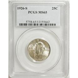 1926-S 25C MS65 PCGS