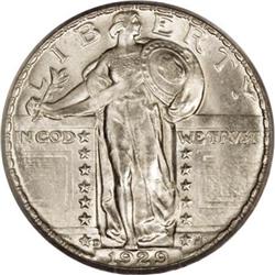 1929-D 25C MS65 Full Head PCGS