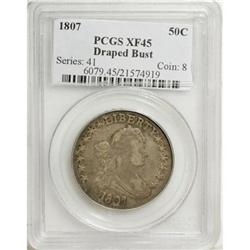 1807 50C Draped Bust XF45 PCGS