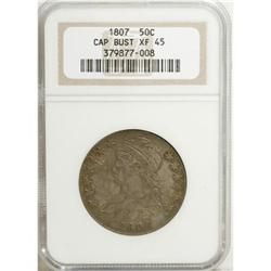 1807 50C Large Stars, 50 Over 20 XF45 NGC