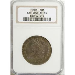 1807 50C Large Stars, 50 Over 20 XF45 NGC