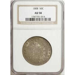 1808 50C AU58 NGC