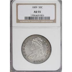 1809 50C AU55 NGC