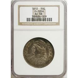 1812 50C AU58 NGC