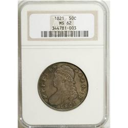 1821 50C MS62 NGC
