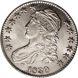 1830 50C Small 0 MS63 PCGS