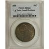 Image 1 : 1834 50C Large Date, Small Letters MS62 PCGS