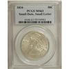 Image 1 : 1834 50C Small Date, Small Letters MS63 PCGS