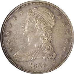 1836 50C Reeded Edge MS62 NGC