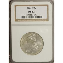 1837 50C MS62 NGC