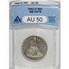 Image 3 : 1842-O 50C Small Date, Small Letters AU50 ANACS