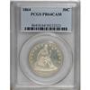 Image 3 : 1864 50C PR64 Cameo PCGS.