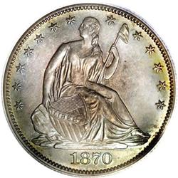 1870 50C PR65 PCGS