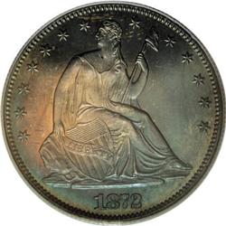 1872 50C PR65 PCGS