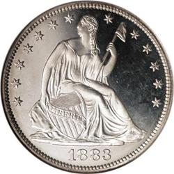 1883 50C PR65 Cameo NGC