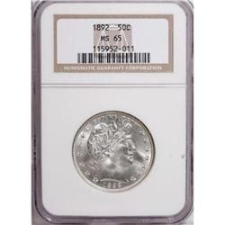 1892 50C MS65 NGC