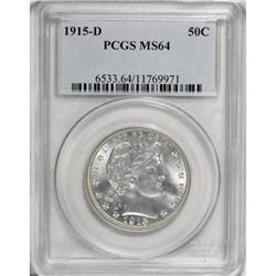 1915-D 50C MS64 PCGS