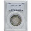 Image 3 : 1901 50C PR67 Cameo PCGS. This piece is among the fine