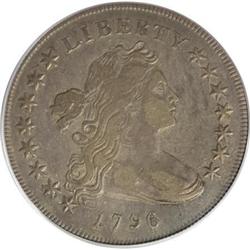 1796 $1 Small Date, Large Letters VF30 PCGS